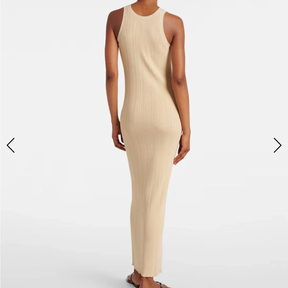 Toteme Beige Sleeveless Maxi Dress - Picture 4 of 8